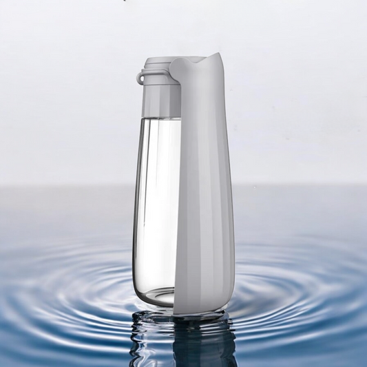 Portable and stable and foldable 550ml water dispenser for on the go