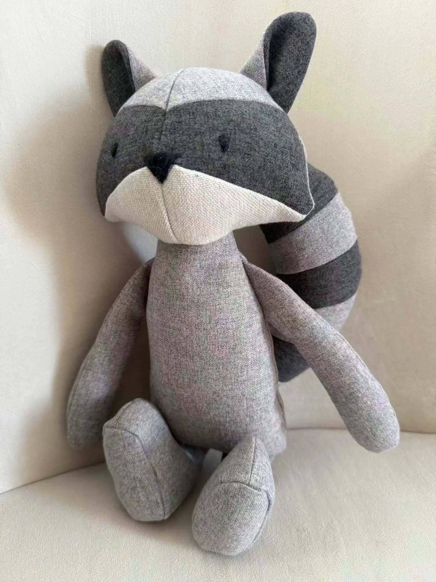 Wil der Waschbär Kuscheltier Spielzeug mit Knisterohren & Oekotexstoff