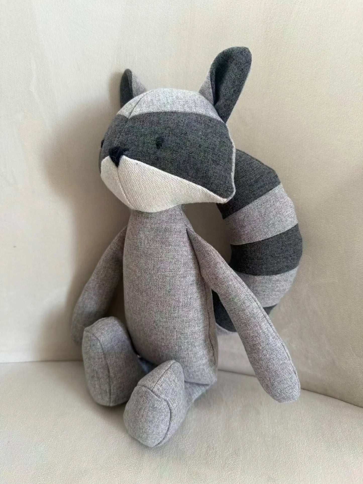 Wil der Waschbär Kuscheltier Spielzeug mit Knisterohren & Oekotexstoff
